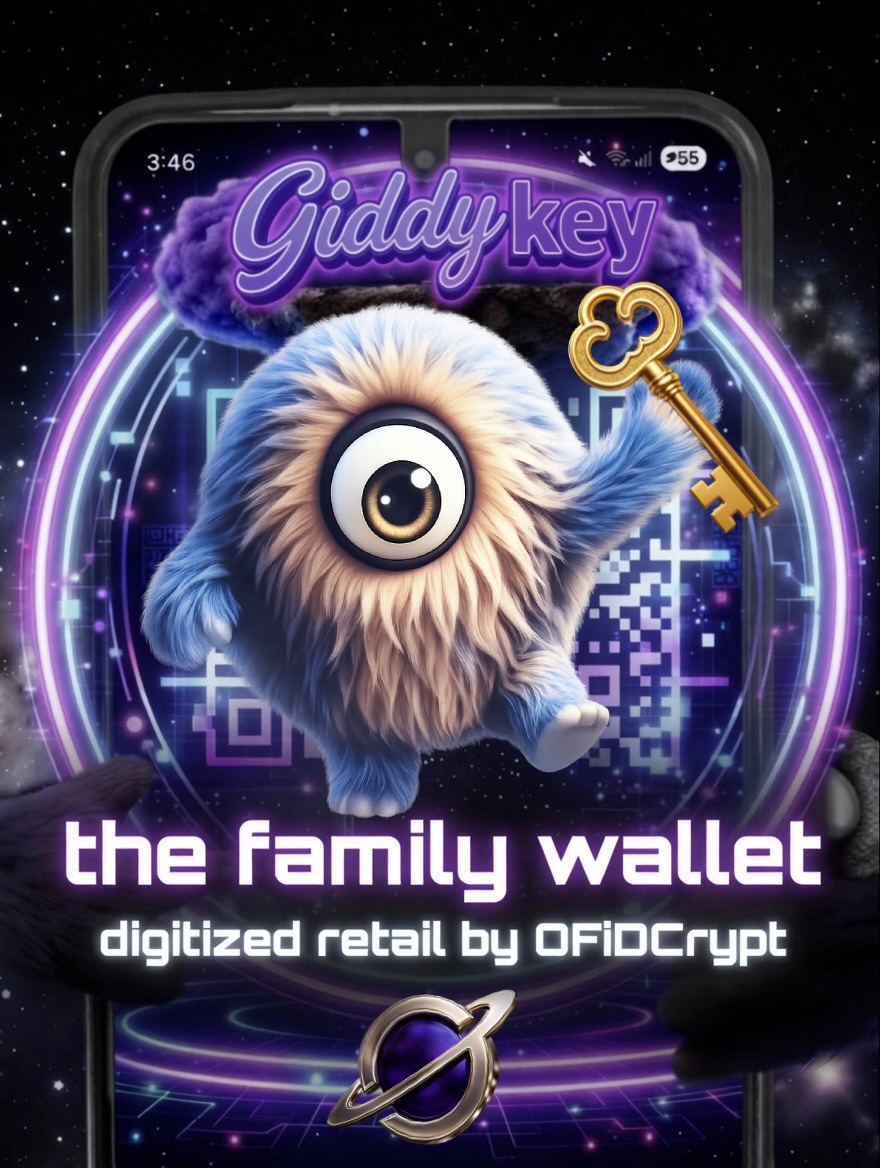 Giddy Key Wallet Card