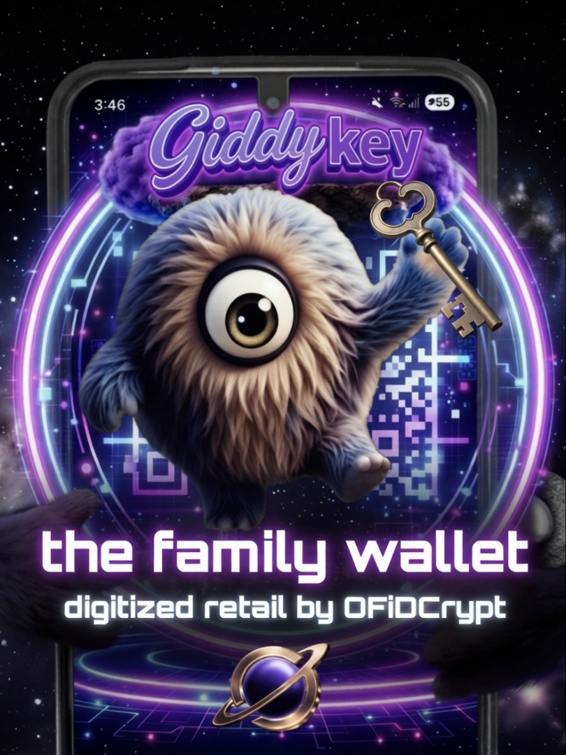Giddy Key Wallet Card