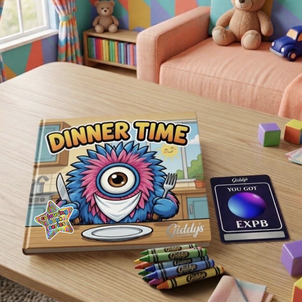 Colouring Book: Dinner Time
